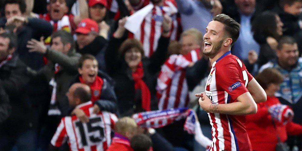 Saul Niguez, Spanyol Tertajam di Liga Champions 2015/16