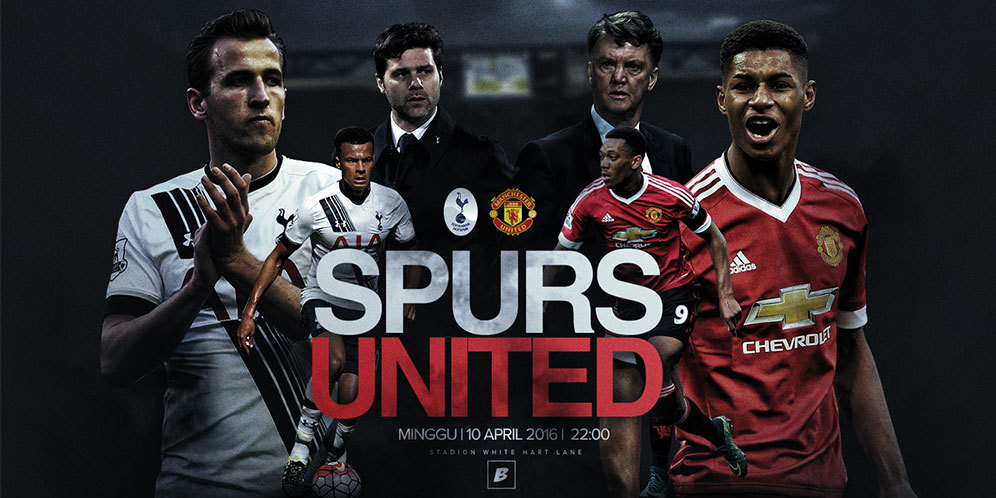 Prediksi Tottenham Hotspur vs Manchester United 10 April 2016