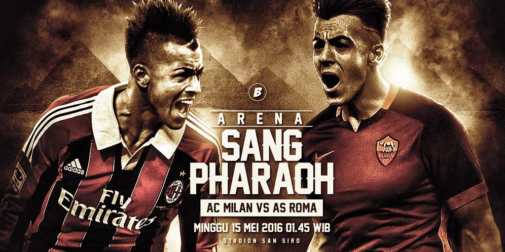 Prediksi AC Milan vs AS Roma 15 Mei 2016