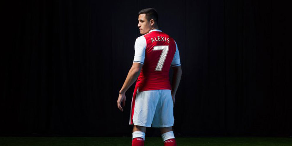 Alexis Sanchez Ganti Nomor Punggung 7