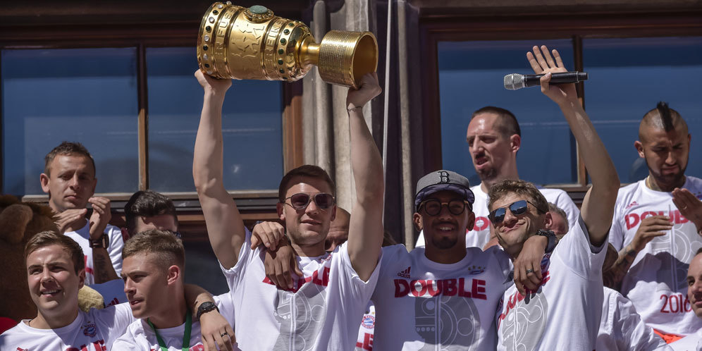 Boateng Pamer Aksi Beatbox Keren di Pesta Juara Bayern Munchen