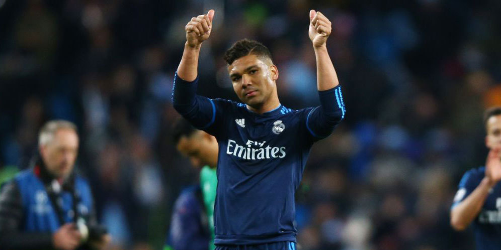 Casemiro (c) AFP