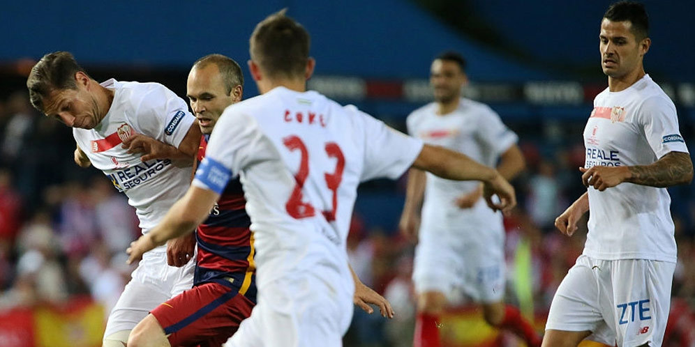 Sevilla Tak Tahu Cara Manfaatkan Keunggulan Pemain vs Barcelona Sevilla Tak Tahu Cara Manfaatkan Keunggulan Pemain vs Barcelona