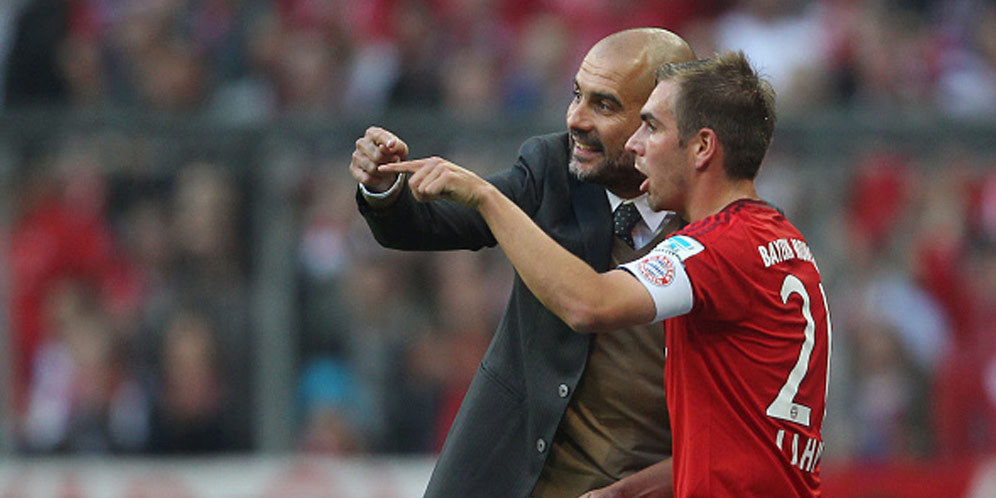 Guardiola: Lahm Kapten Sempurna