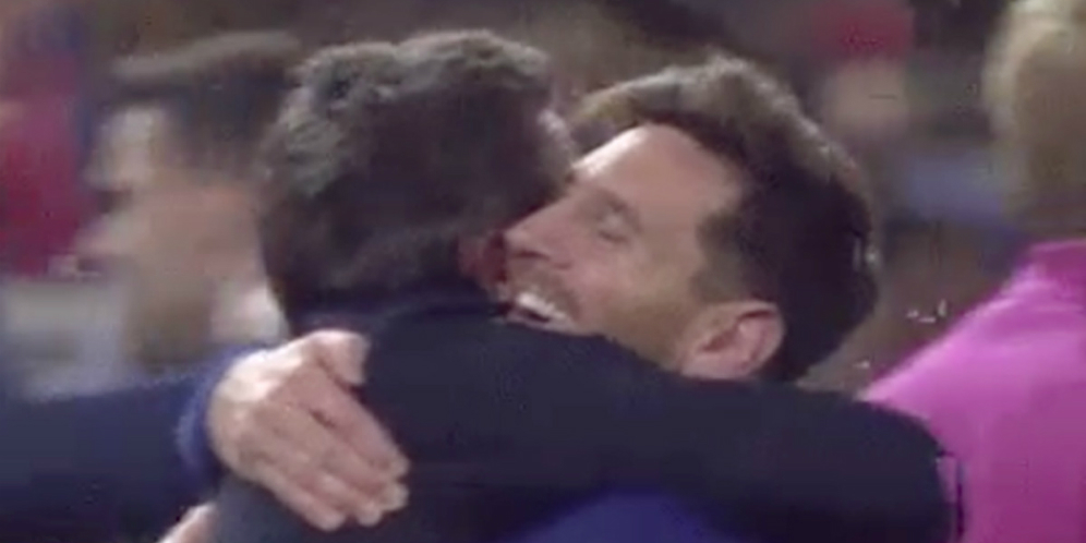 Momen Emosional Enrique dan Messi