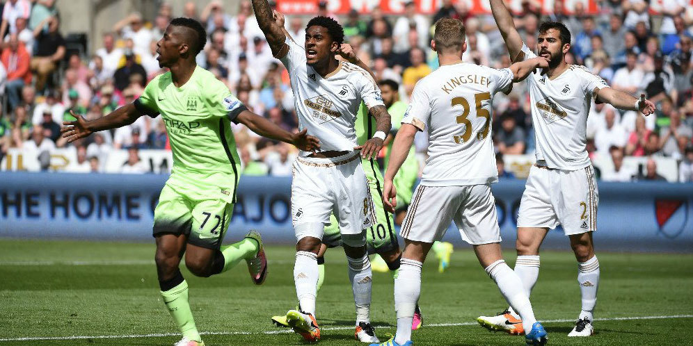 Hasil Pertandingan Swansea vs Manchester City: Skor 1-1