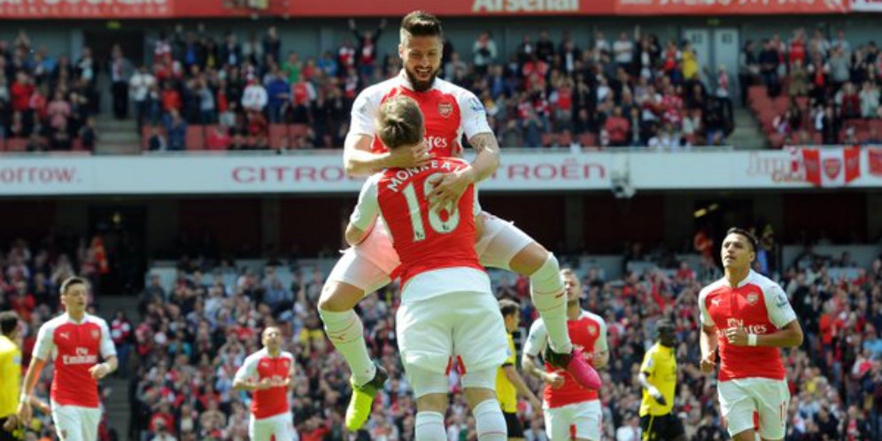 Giroud Girang Arsenal Geser Tottenham