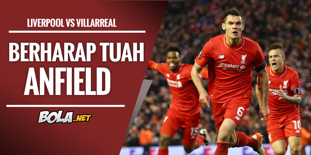 Prediksi Liverpool vs Villarreal 6 Mei 2016