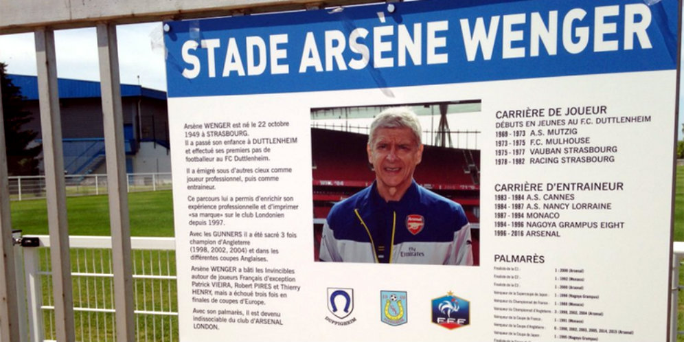 Nama Wenger Dijadikan Nama Stadion di Prancis Nama Wenger Dijadikan Nama Stadion di Prancis