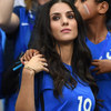 WAGs Les Bleus di Laga Prancis vs Rumania