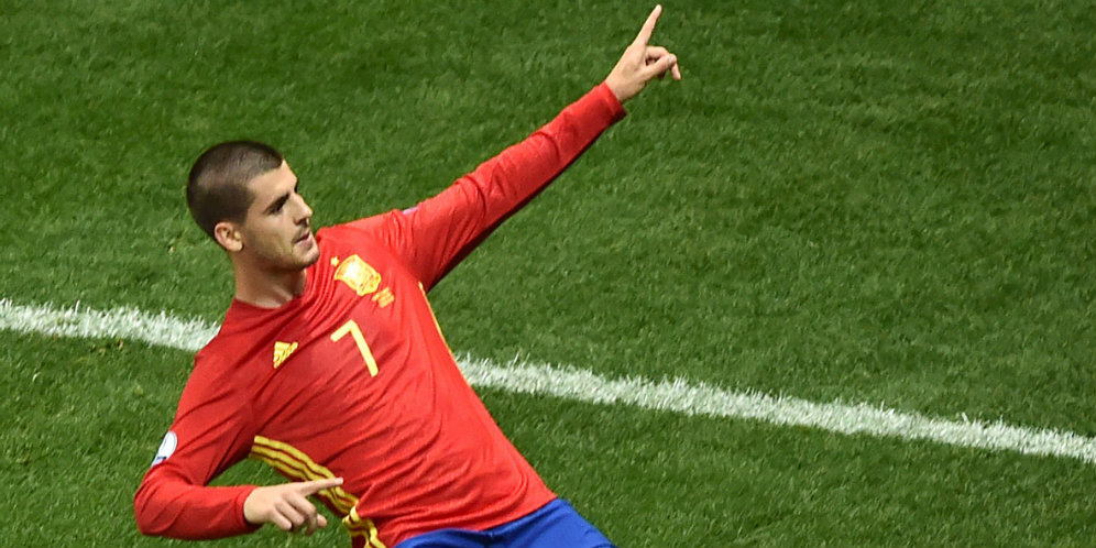 Morata Bahagia Bisa Perkuat Spanyol dan Cetak Gol