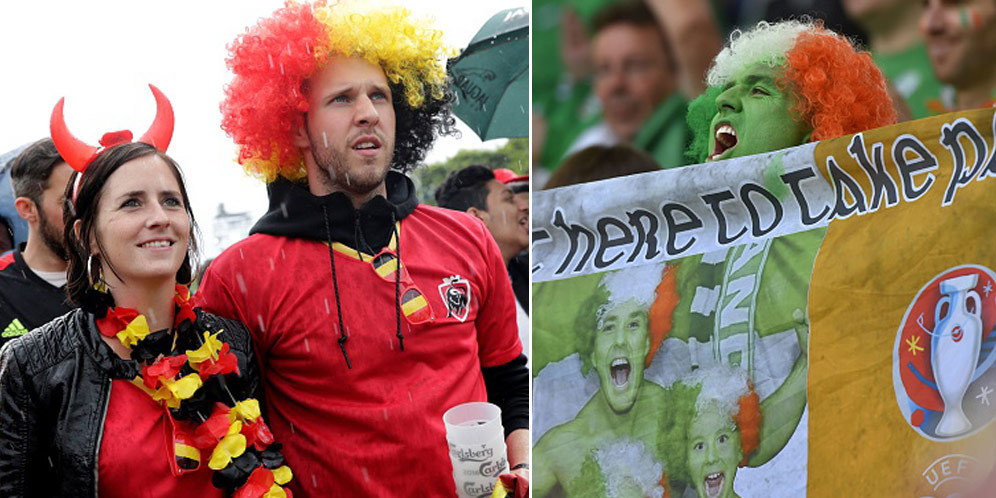 Galeri Foto Suporter: Belgia vs Republik Irlandia (3-0)