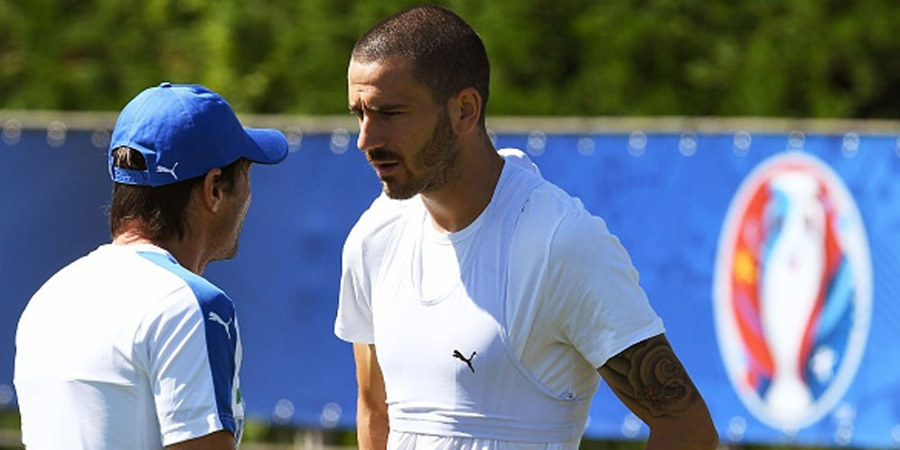Antonio Conte dan Leonardo Bonucci