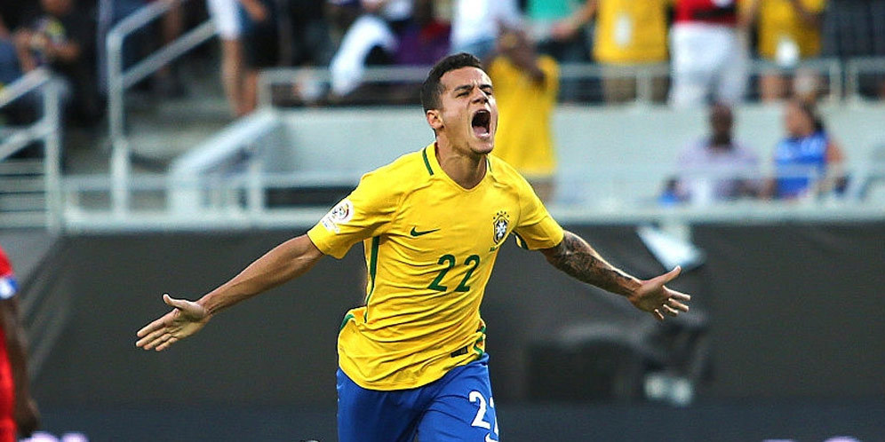 Cetak Hattrick, Coutinho Dipuji Pelatih Brasil