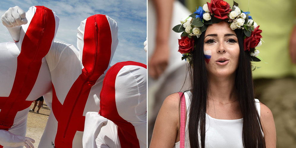 Galeri Foto Suporter: Inggris vs Rusia (1-1) Galeri Foto Suporter: Inggris vs Rusia (1-1)