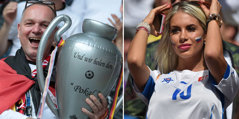 Galeri Foto Suporter: Jerman vs Slovakia (3-0)