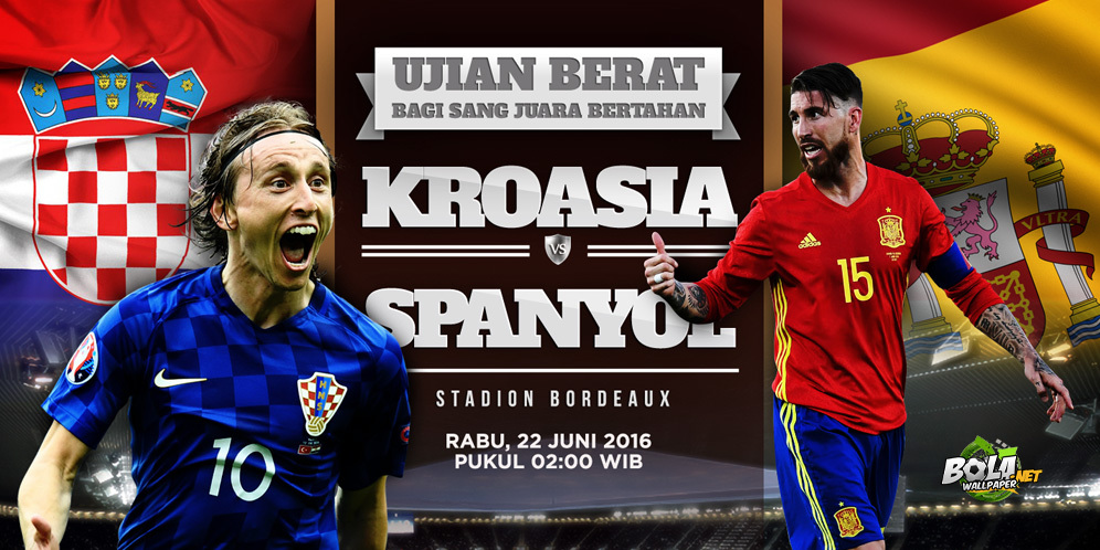 Prediksi Kroasia Vs Spanyol 22 Juni 2016 Bola Net