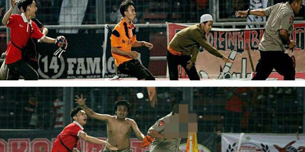 Anggota Polisi Kritis Disiram Air Keras oleh Oknum Jakmania