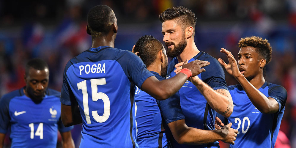 Giroud Pimpin Prancis Gilas Skotlandia