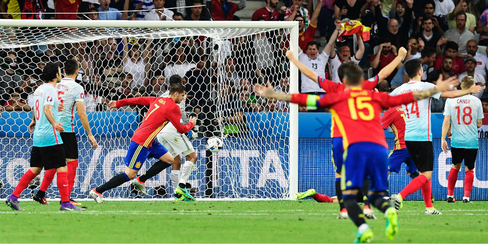 Highlights Euro 2016: Spanyol 3-0 Turki