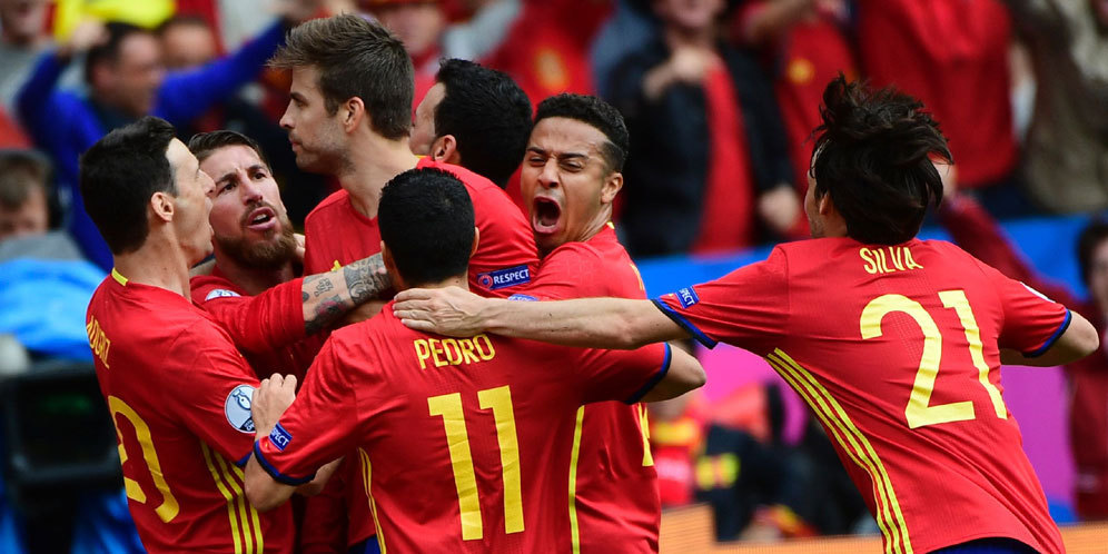 Data dan Fakta Euro 2016: Spanyol vs Turki