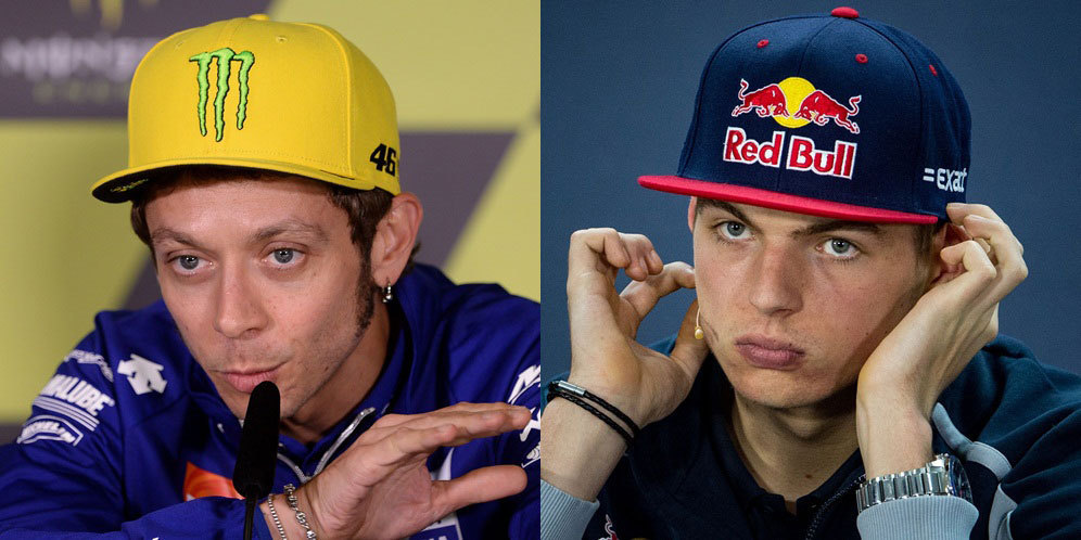 Valentino Rossi-Max Verstappen Bertemu di MotoGP Belanda