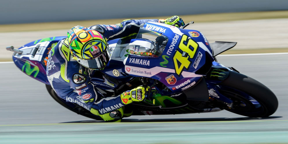 Asapi Marquez, Valentino Rossi Menangi MotoGP Catalunya