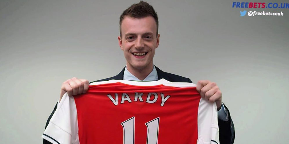 Konferensi Pers 'Jamie Vardy' Usai Gabung Arsenal