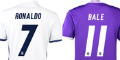 Font Modern di Jersey Real Madrid 2016/17