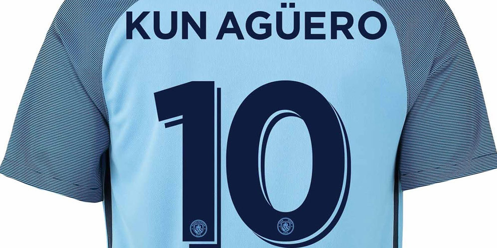 Font Sans-serif Untuk Jersey Manchester City 2016/17