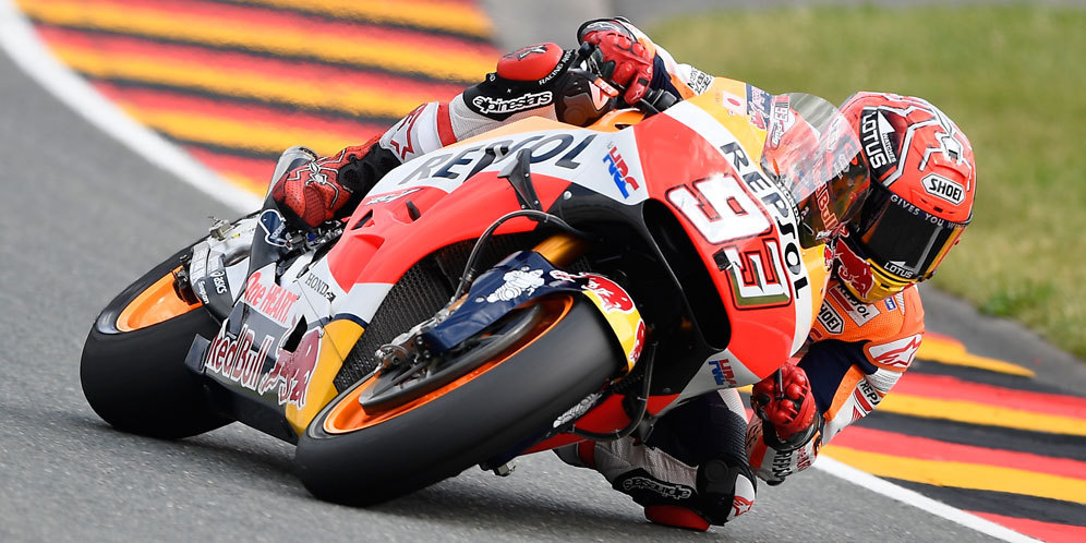 Sachsenring Penuh Drama, Marquez Juarai MotoGP Jerman