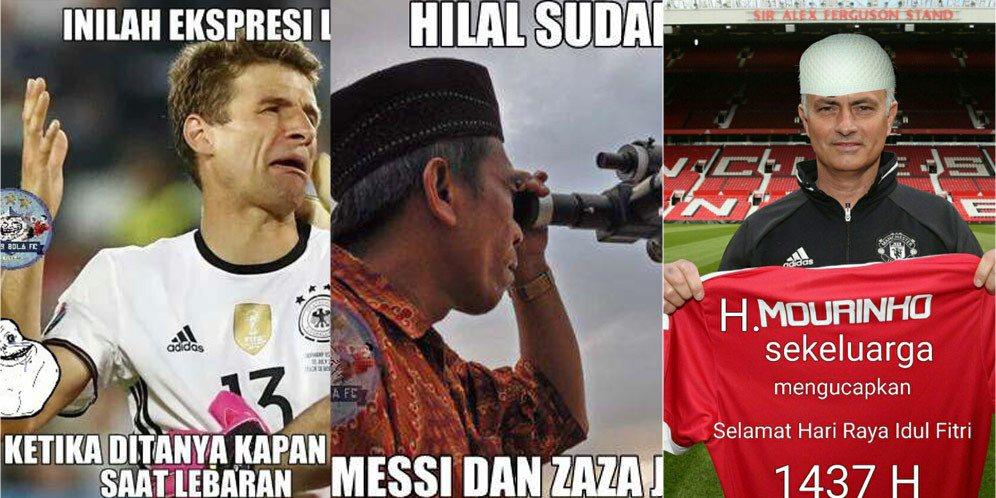 Kumpulan Meme Lebaran Ala Dunia Sepakbola