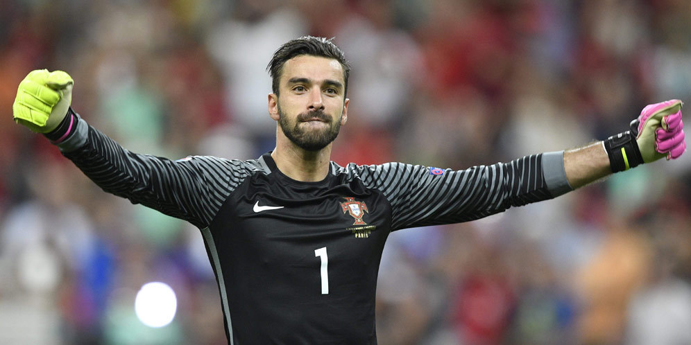 Kiper Portugal Catatkan Menit Bermain Terbanyak di Euro 2016