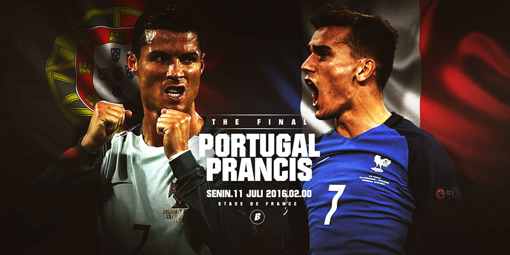 Prediksi Portugal vs Prancis 11 Juli 2016