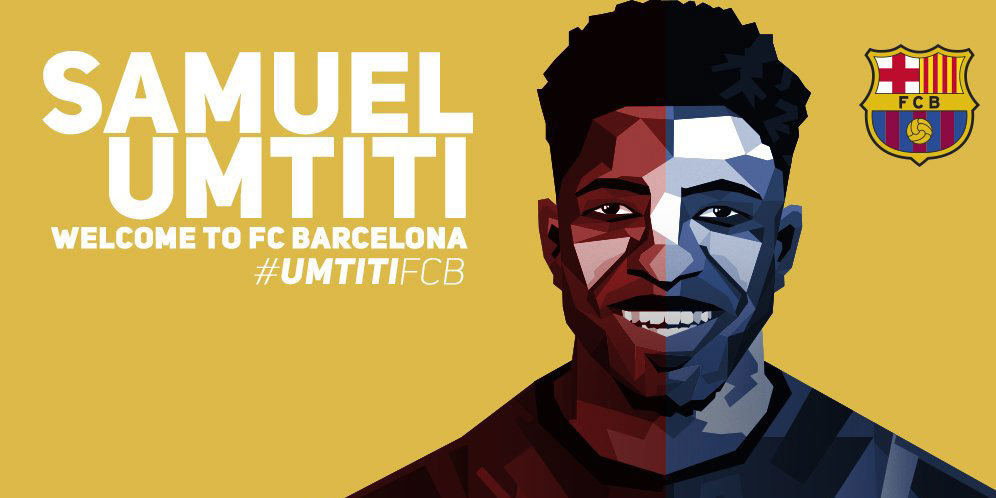 Barcelona Resmi Umumkan Transfer Samuel Umtiti