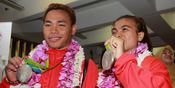 Eko Yuli dan Sri Wahyuni Janji Rebut Emas di Olimpiade Tokyo 2020 Eko Yuli dan Sri Wahyuni Janji Rebut Emas di Olimpiade Tokyo 2020