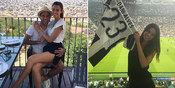 Kekasih Dani Alves di Juventus Stadium