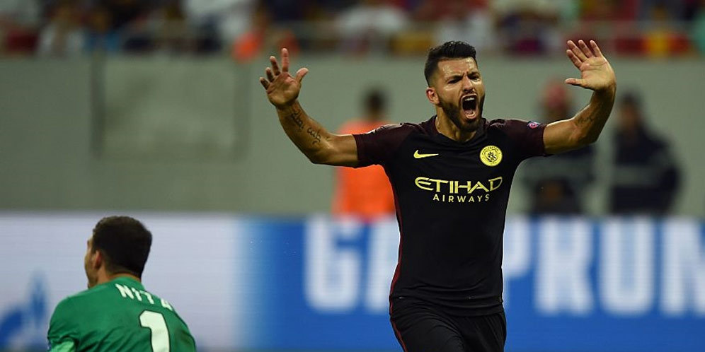 Aguero Ukir 8 Hattrick Dengan Seragam City