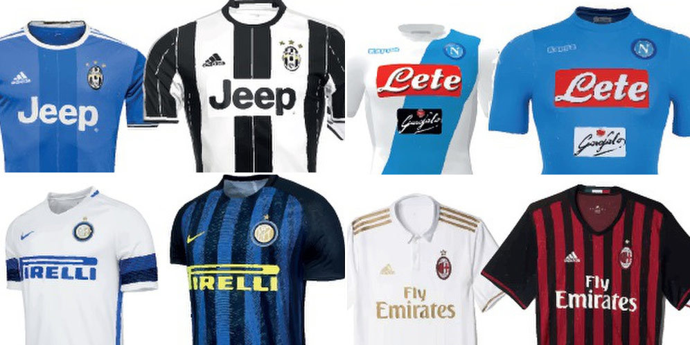 Ensiklopedia Jersey Serie A 2016/17