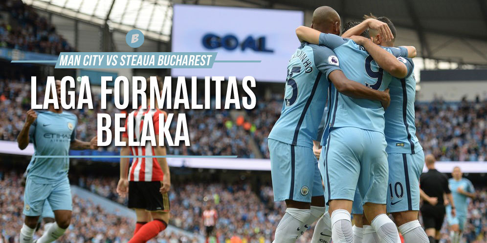 Prediksi Manchester City vs Steaua Bucharest 25 Agustus 2016