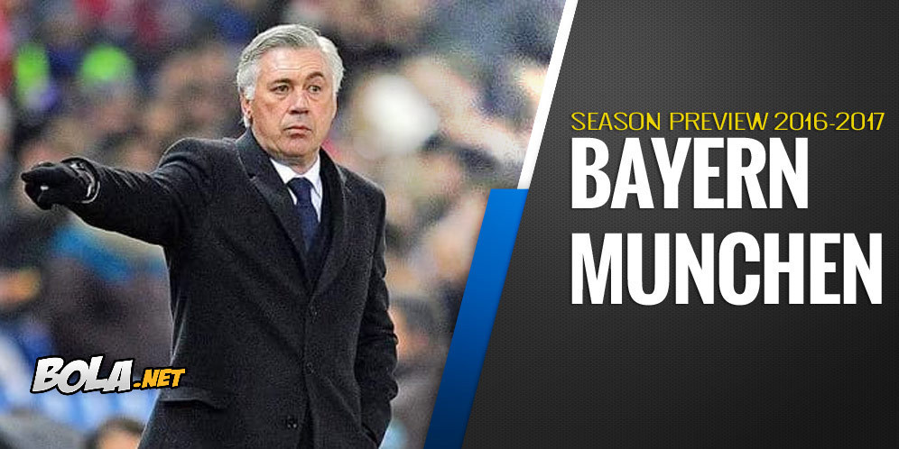 Season Preview 2016-2017: Bayern Munchen Dominasi tanpa Revolusi