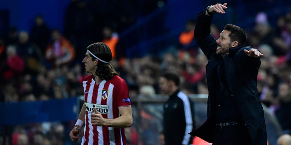 Filipe Luis Dukung Filosofi 'Penting Menang' Simeone