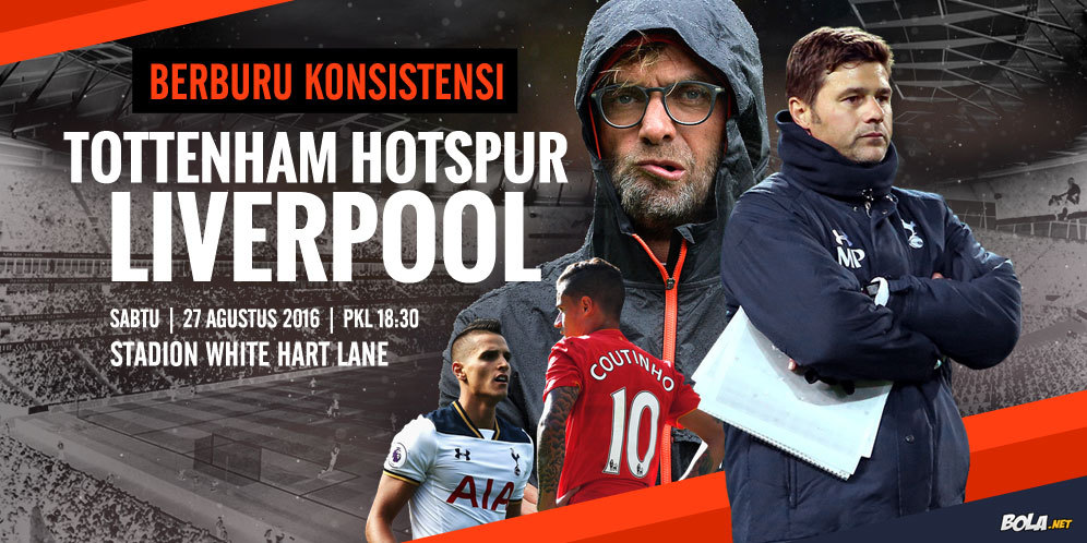 Prediksi Tottenham Hotspur vs Liverpool 27 Agustus 2016