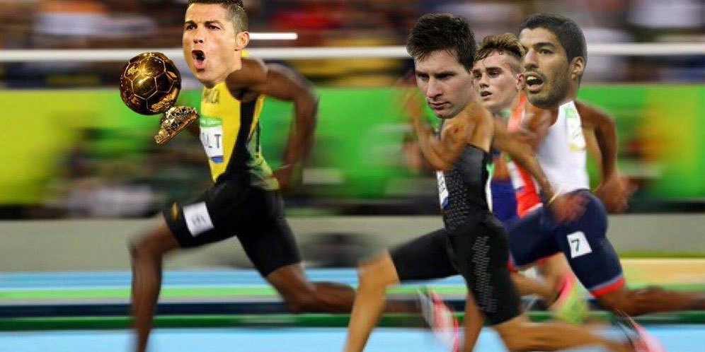 Tawa Geli Usain Bolt di Olimpiade Jadi Meme Ballon d'Or Tawa Geli Usain Bolt di Olimpiade Jadi Meme Ballon d'Or