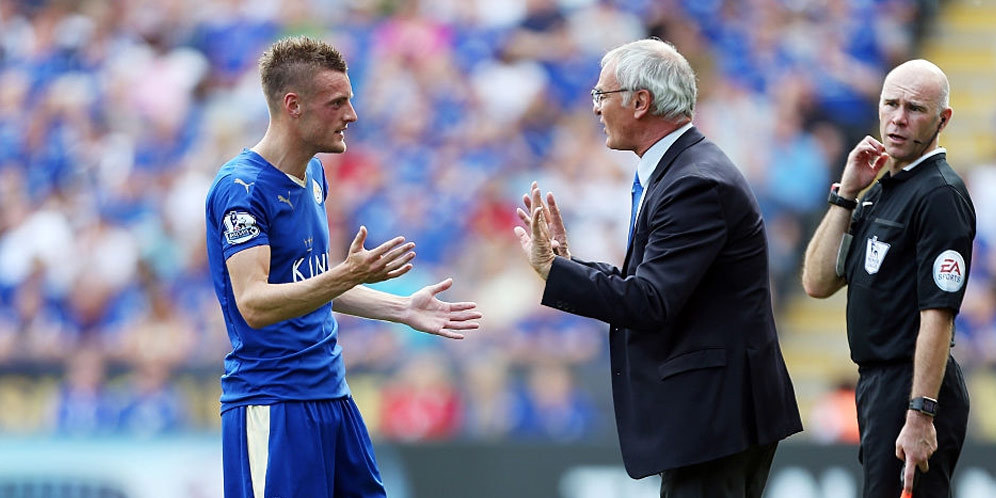 Jamie Vardy Bantah Dalangi Pemecatan Ranieri