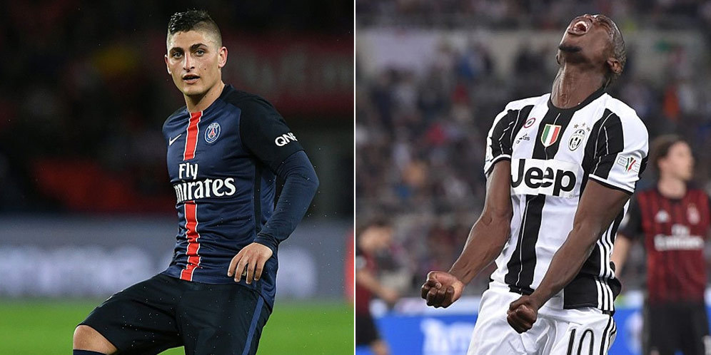 Pogba Hengkang, Verratti Datang