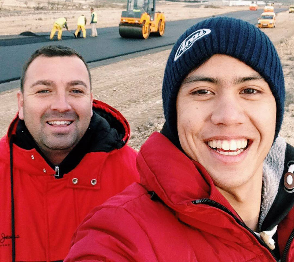 Ali Adrian dan David Garcia (c) Facebook/Ali Adrian