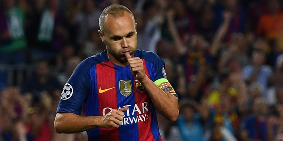 Iniesta Tolak Dua Tawaran dari Tiongkok