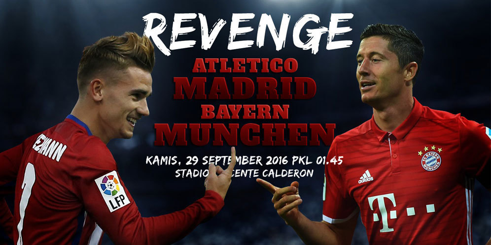 Prediksi Atletico Madrid vs Bayern Munchen 29 September 2016