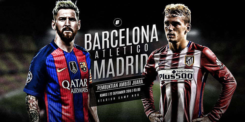 Prediksi Barcelona vs Atletico Madrid 22 September 2016